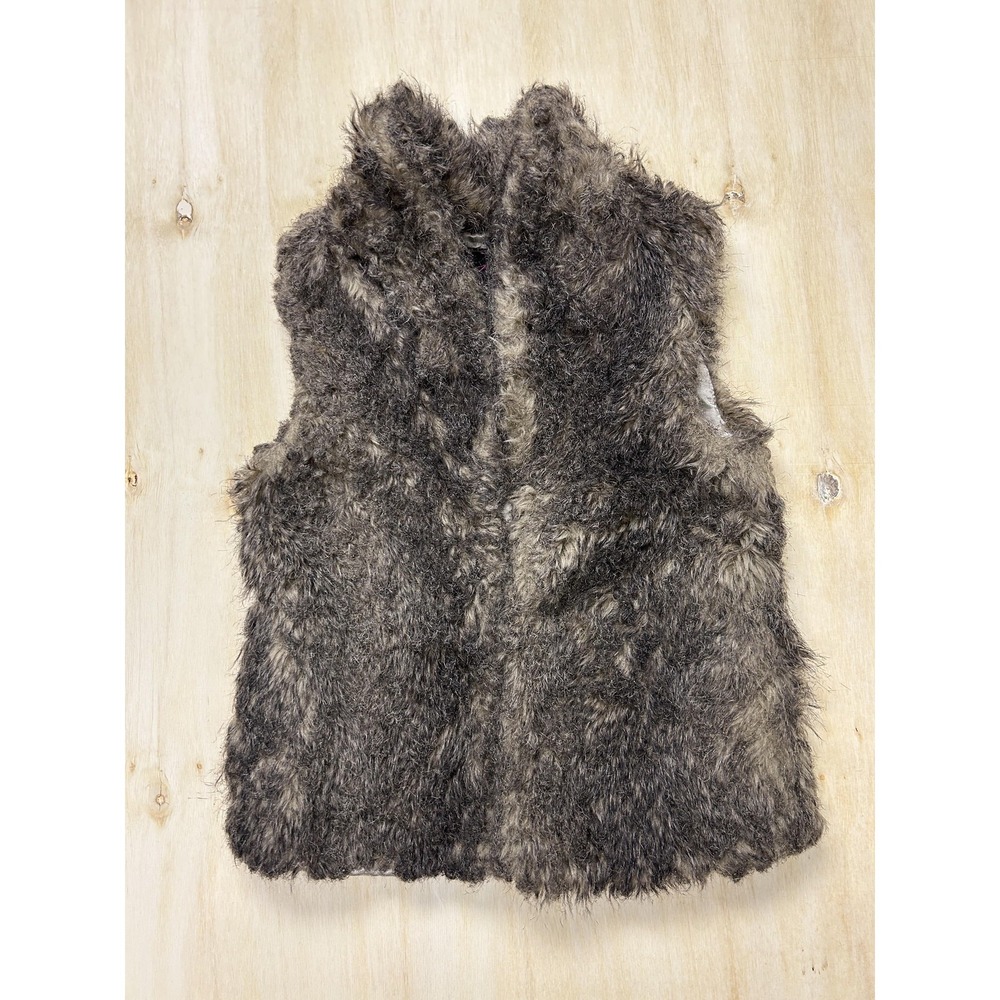 Jack By BB Dakota Vest Womens Medium Brown Faux Fur Lined Shearling Sleeveless